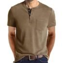 Henley Shirts Short Sleeve