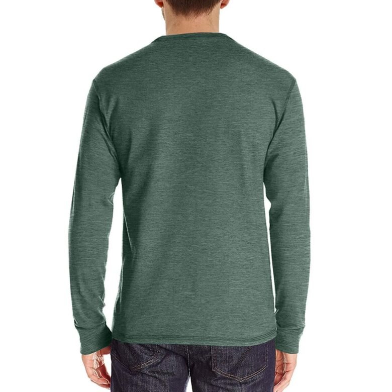 Men's Casual Slim Fit Long Sleeve Henley T-Shirts - Image 6