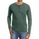 Men's Casual Slim Fit Long Sleeve Henley T-Shirts