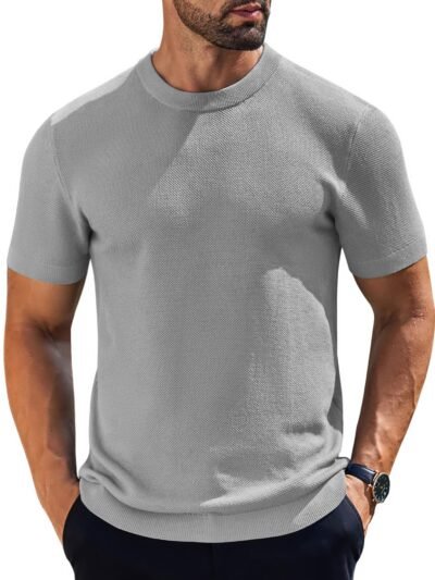 Textured Pullover Tee