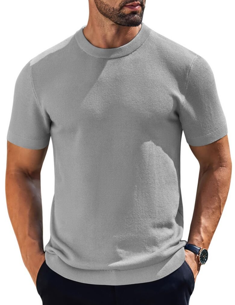 Textured Pullover Tee