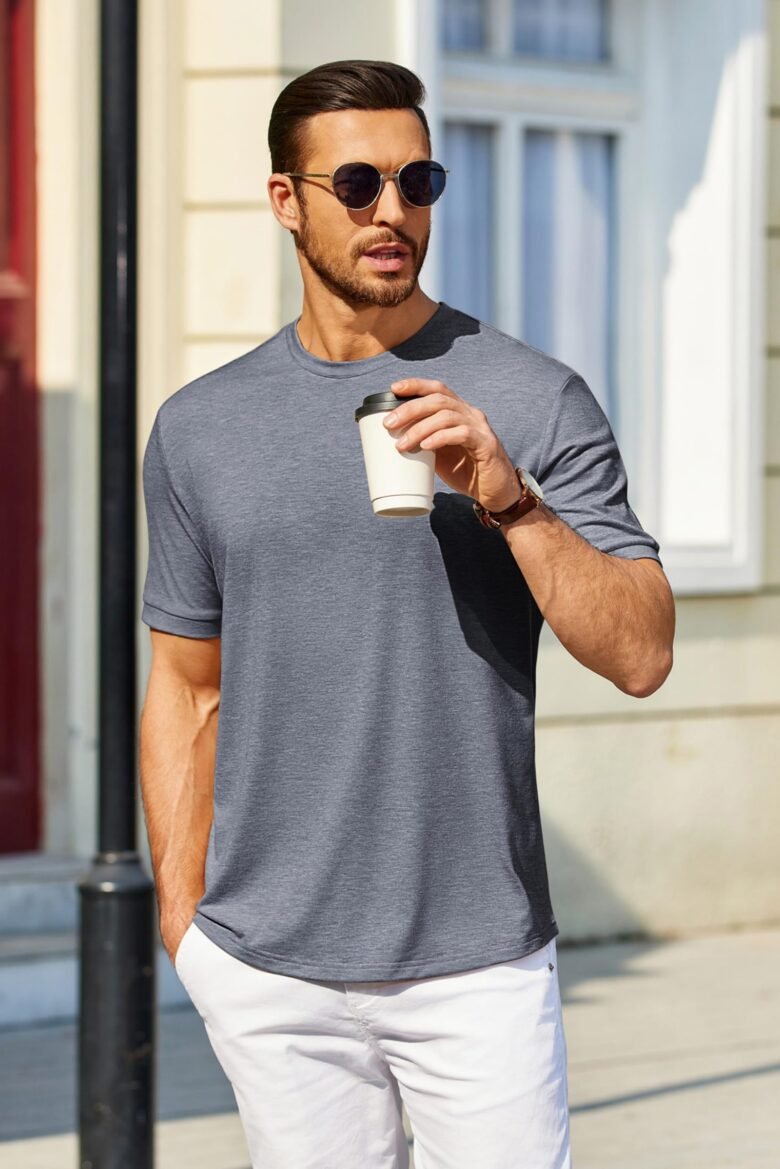 Basic Tee Shirt Grey - Image 4