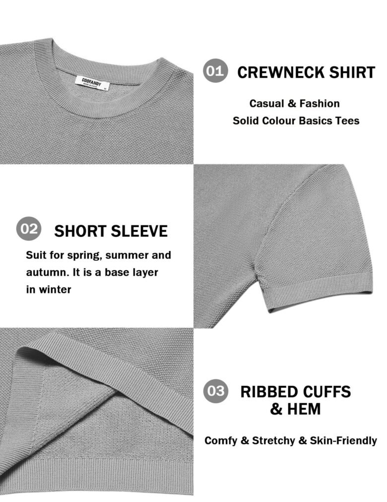 Textured Pullover Tee - Image 4